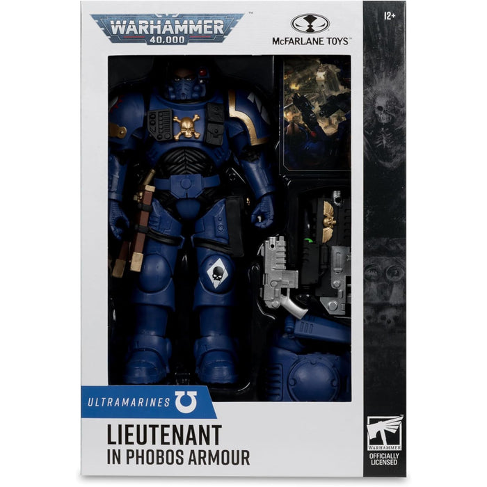 Figurina Articulata Warhammer 40.000 - Lieutenant in Phobos Armor (Ultramarines) 18 cm