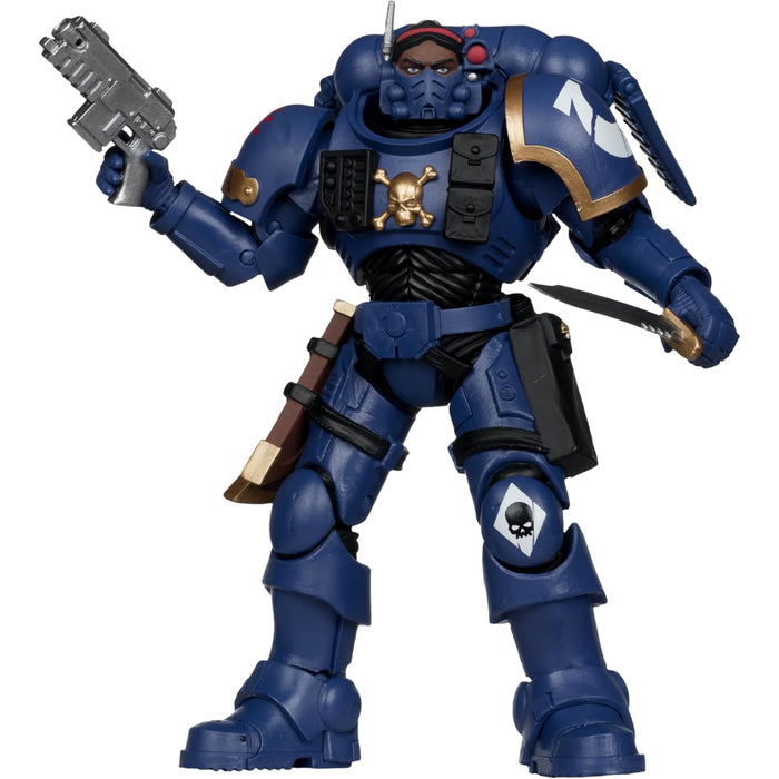 Figurina Articulata Warhammer 40.000 - Lieutenant in Phobos Armor (Ultramarines) 18 cm