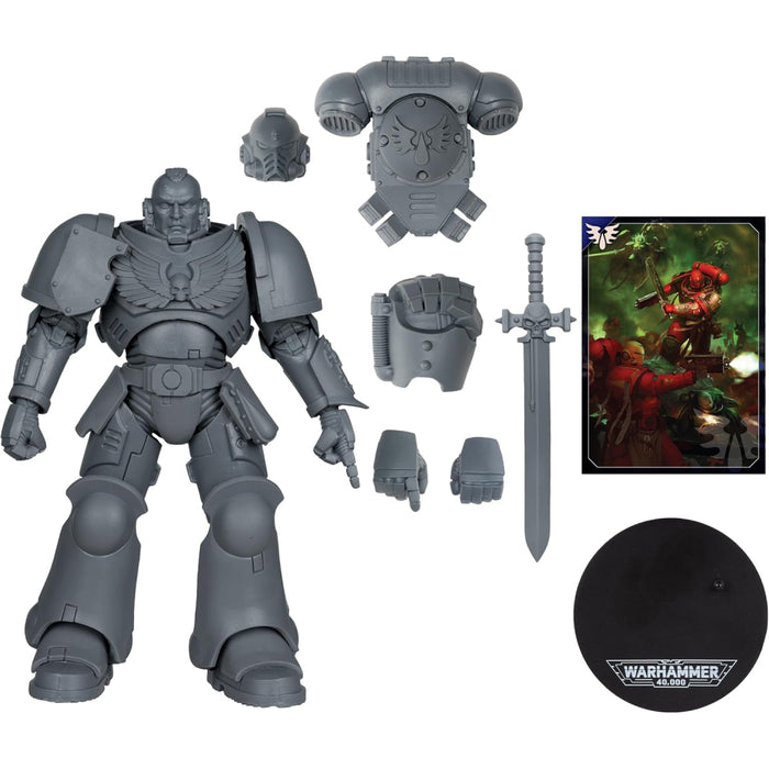 Figurina Articulata Warhammer 40.000 - Assault Intercessor Sergeant (Blood Angel) (Artist Proof) 18 cm