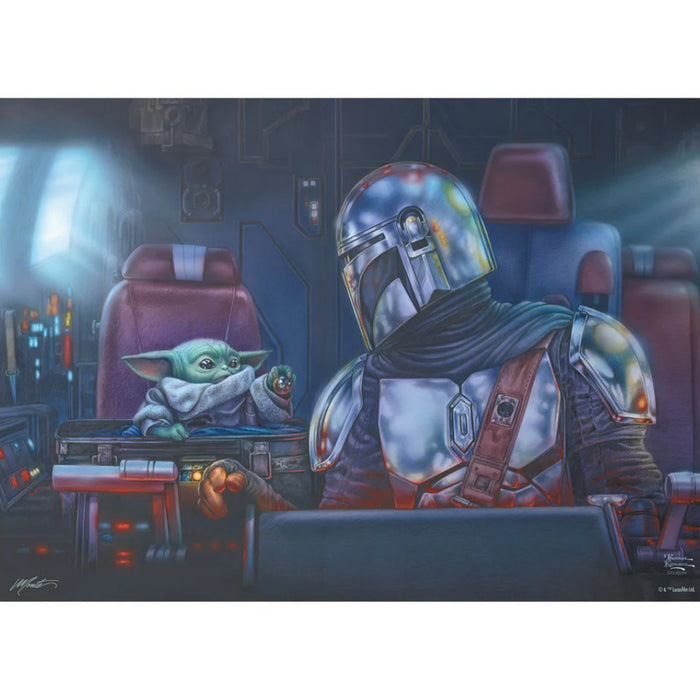 Puzzle Schmidt Thomas Kinkade - Star Wars - Mandalorian - Doi pe drum, 1000 piese