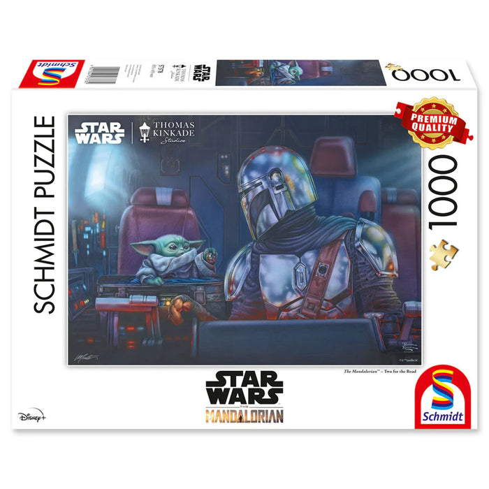Puzzle Schmidt Thomas Kinkade - Star Wars - Mandalorian - Doi pe drum, 1000 piese