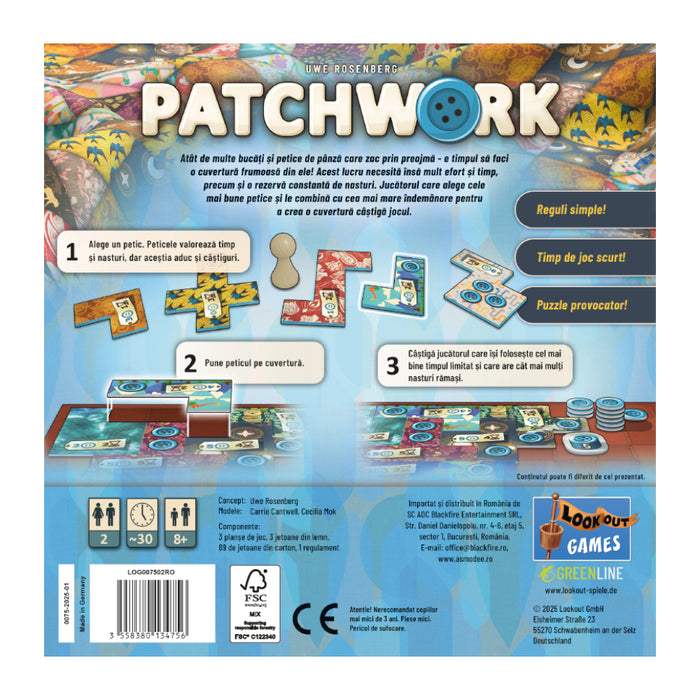 Patchwork revised edition, limba romana