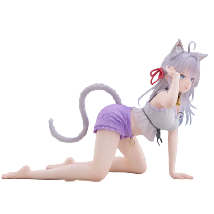 Figurina Alya Sometimes Hides Her Feelings in Russian PVC Desktop Cute Figure - Alya Cat Ear Roomwear Ver. 13 cm