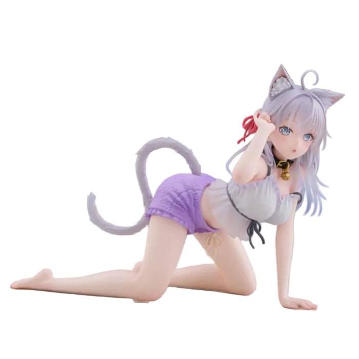 Figurina Alya Sometimes Hides Her Feelings in Russian PVC Desktop Cute Figure - Alya Cat Ear Roomwear Ver. 13 cm