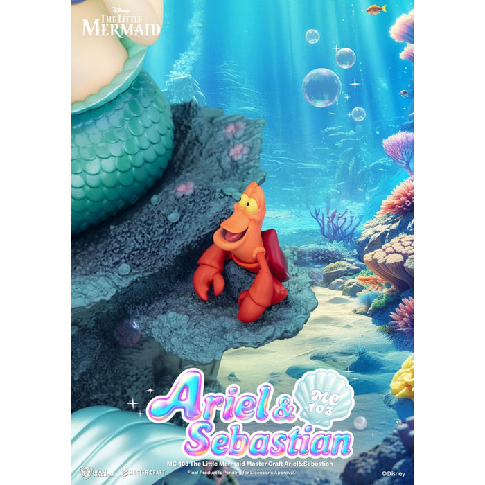 Precomanda Figurina The Little Mermaid Master Craft - Ariel & Sebastian 42 cm