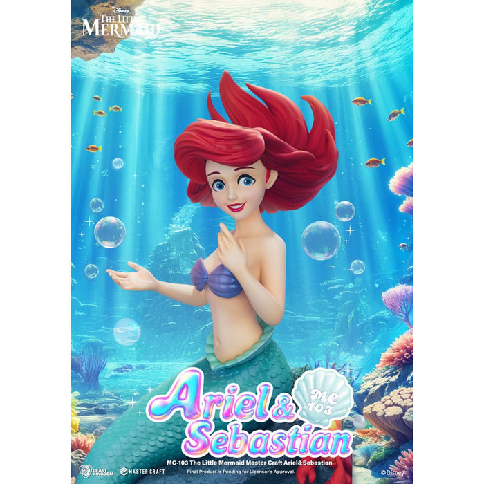 Precomanda Figurina The Little Mermaid Master Craft - Ariel & Sebastian 42 cm