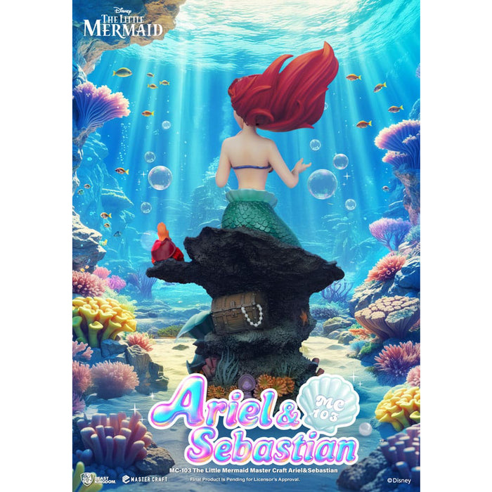 Precomanda Figurina The Little Mermaid Master Craft - Ariel & Sebastian 42 cm