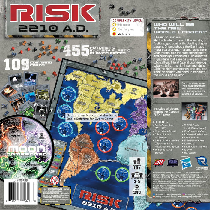 Risk 2210 A.D. - Avalon Hill edition