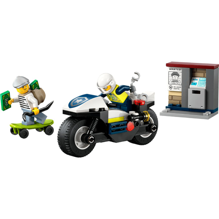 Lego City - Urmarire cu motocicleta de politie 60455