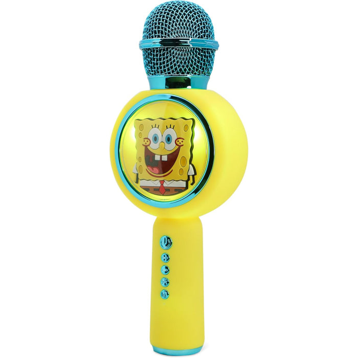 Microfon Karaoke Popsing LED Light Up Wireless OTL - SpongeBob