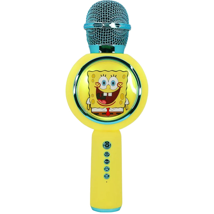 Microfon Karaoke Popsing LED Light Up Wireless OTL - SpongeBob