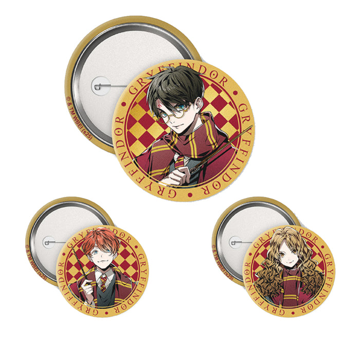 Set Insigne Harry Potter - Harry, Hermione & Ron