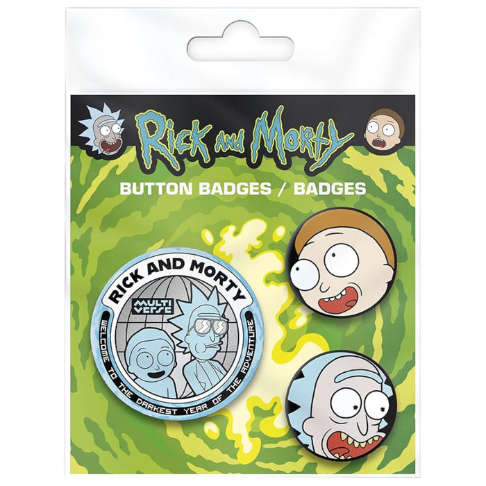 Set Insigne Rick and Morty - Rick & Morty