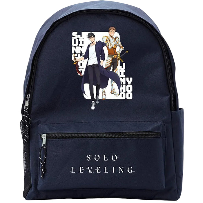 Ghiozdan Solo Leveling - Blue - Jinwoo & Jinho