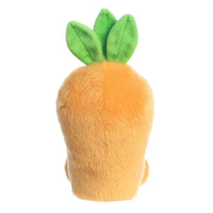 Jucarie de plus de tinut in palma Aurora Palm Pals - Morcov, 13 cm