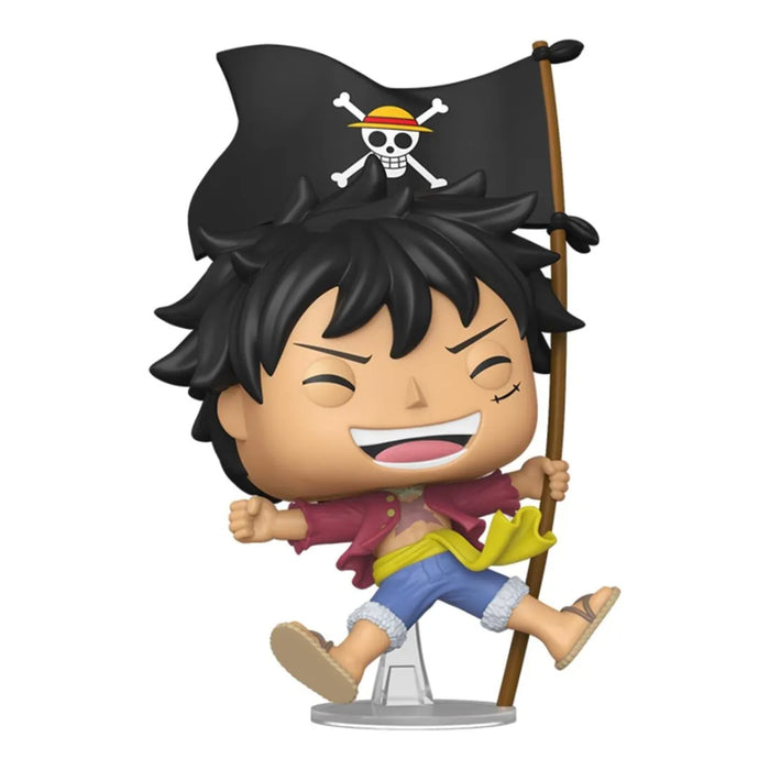 Figurina Funko Pop Animation - Monkey D. Luffy with Flag