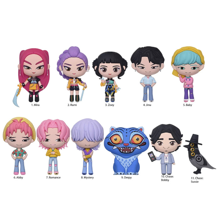 Mini Figurina cu Clips 3D PVC - K-Pop Demon Hunter Series 1