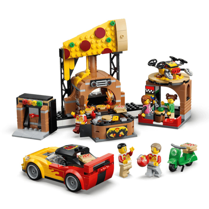Lego City - Experienta livrarii de pizza cu vehicule (60496)