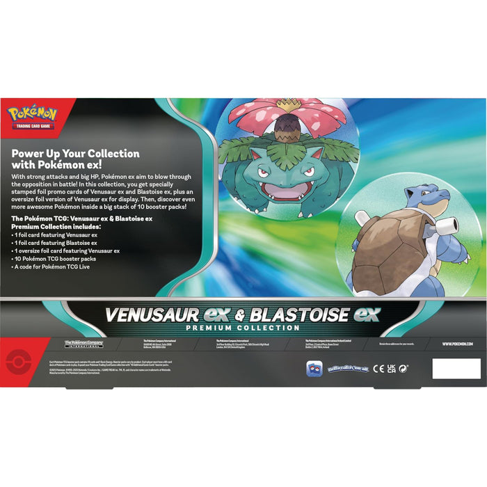 Pokemon TCG - Venusaur ex/Blastoise ex Premium Collection