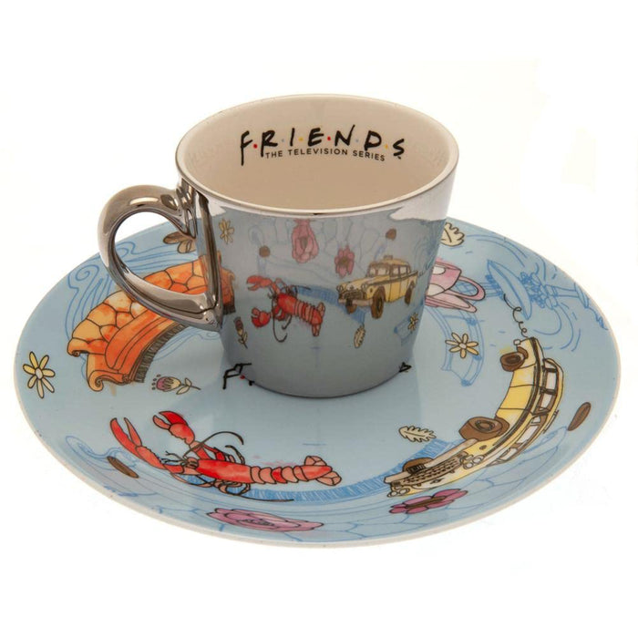 Set Ceasca si Farfurie Mirror Friends - Pattern