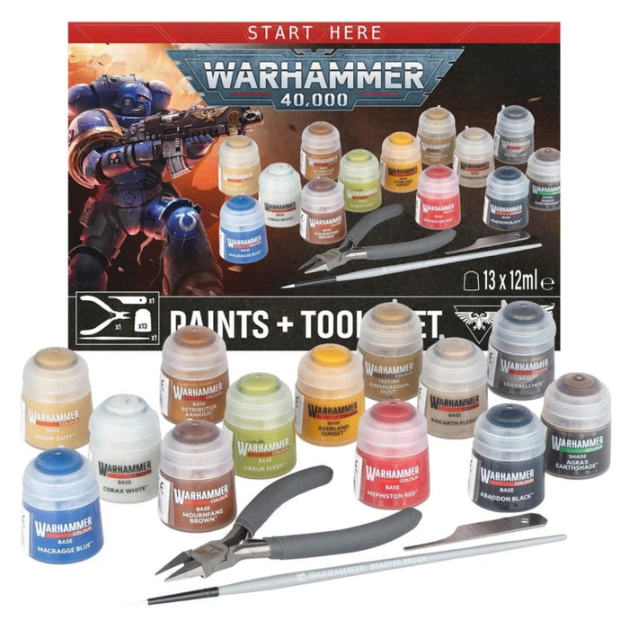 Warhammer 40,000 Paint + Tools Set