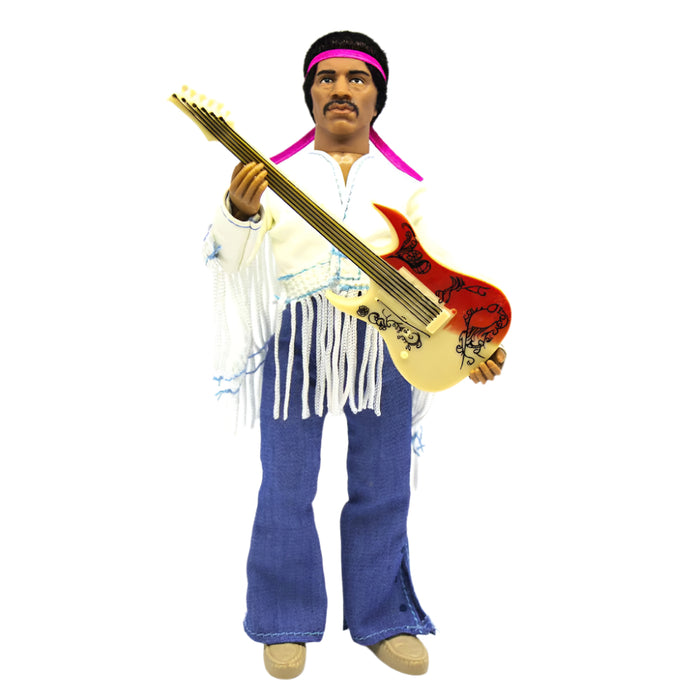 Figurina Articulata Jimi Hendrix - Woodstock Flocked 20 cm