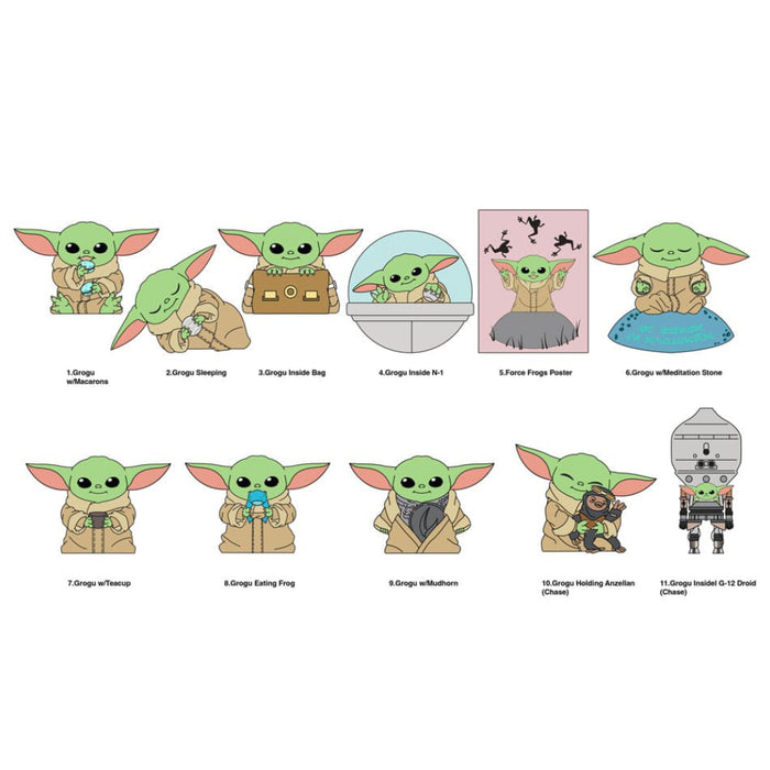 Mini Figurina cu Clips 3D Star Wars - Best of Grogu Series 1