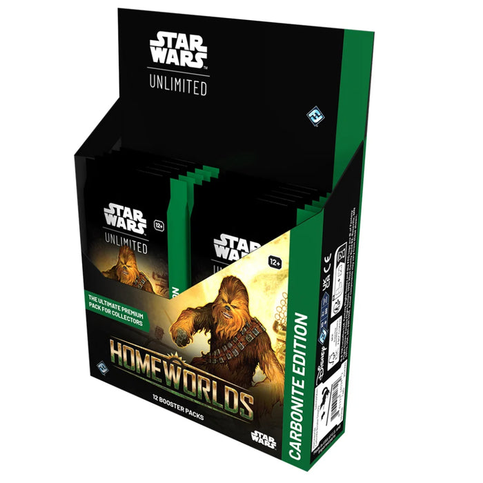 Precomanda Star Wars Unlimited - Homeworlds Carbonite Booster Display (12 Boosters)