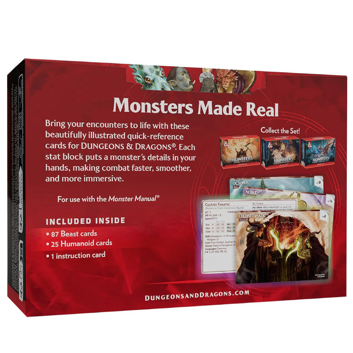 Dungeons & Dragons RPG - Trove 6 (Monster Reference Cards, Animals and NPCs)