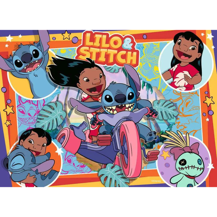 Puzzle Bumper Pack - Disney Stitch 4x100
