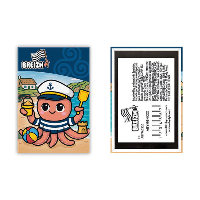 Magnet Standard The Good Gift - Pieuvre Breizh Kawaii