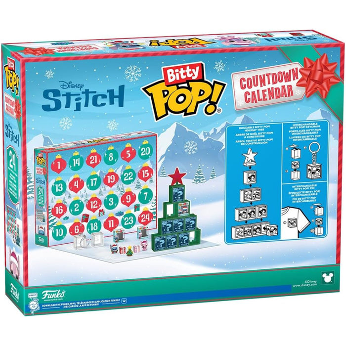 Set Mini Figurine Funko Bitty Pop Countdown Calendar - Stitch Holiday
