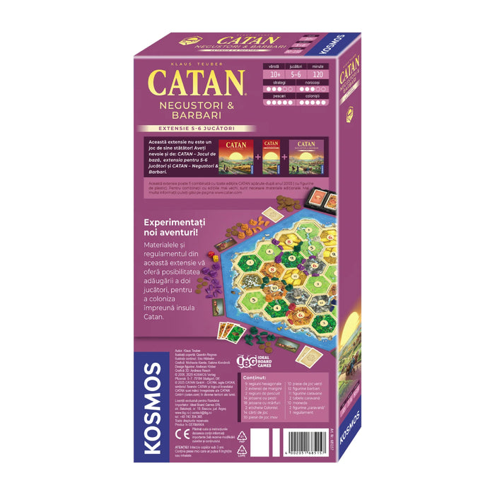 Catan - Extensia Negustori & Barbari 5/6 - editia 2025