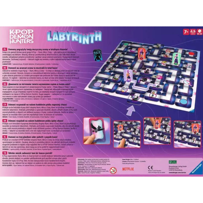Joc de societate Labyrinth - KPop Demon Hunters (limba romana/bulgara/poloneza)