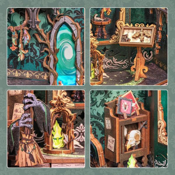 Set de Constructie CuteBee - Book Nook - The Darkness Herbarium
