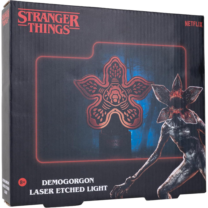 Lampa Laser Etched Stranger Things - Demogorgan