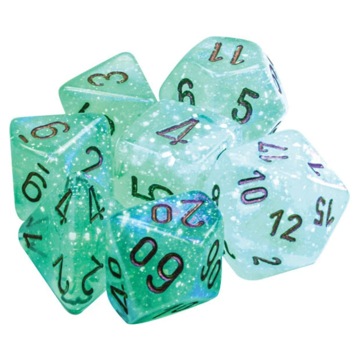 Set 7 Zaruri Chessex Borealis Polyhedral Luminary