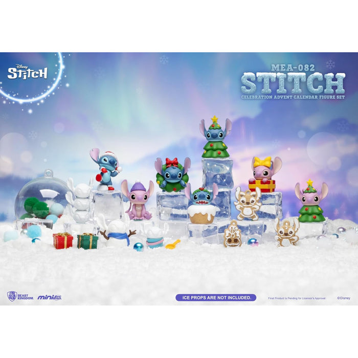 Calendar Advent Lilo & Stitch Mini Egg Attack Stitch Celebration Figure Set (Cookie) 10 cm