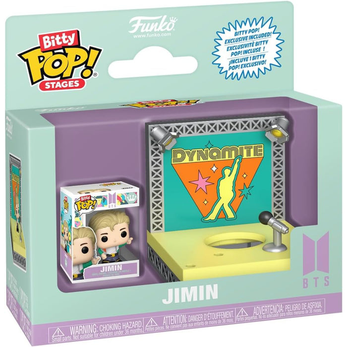 Mini Figurina Funko BTS Bitty POP! Stages - Jimin (Dynamite) 2,5 cm