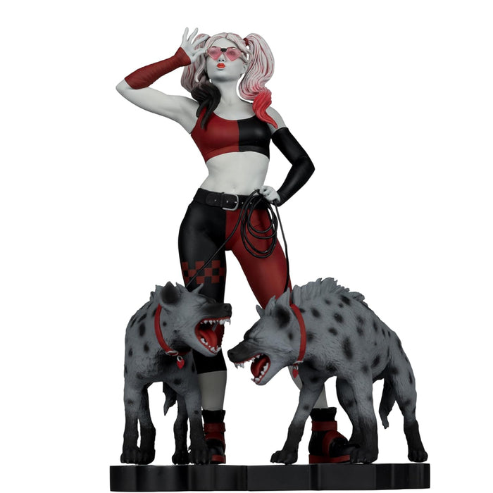 Figurina DC Direct Harley Quinn Red, White & Black 1/10 - Harley Quinn by Jenny Frison 19 cm