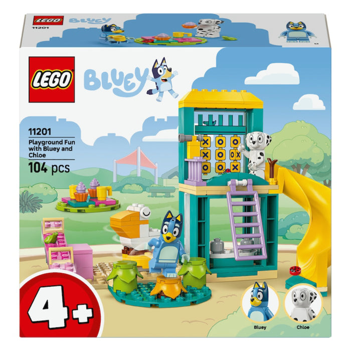 Lego Bluey - Distractie la locul de joaca cu Blue si Chloe (11201)