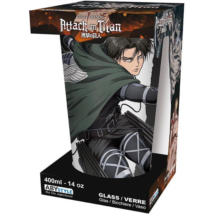 Pahar Mare Attack on Titan - 400 ml - Levi S4