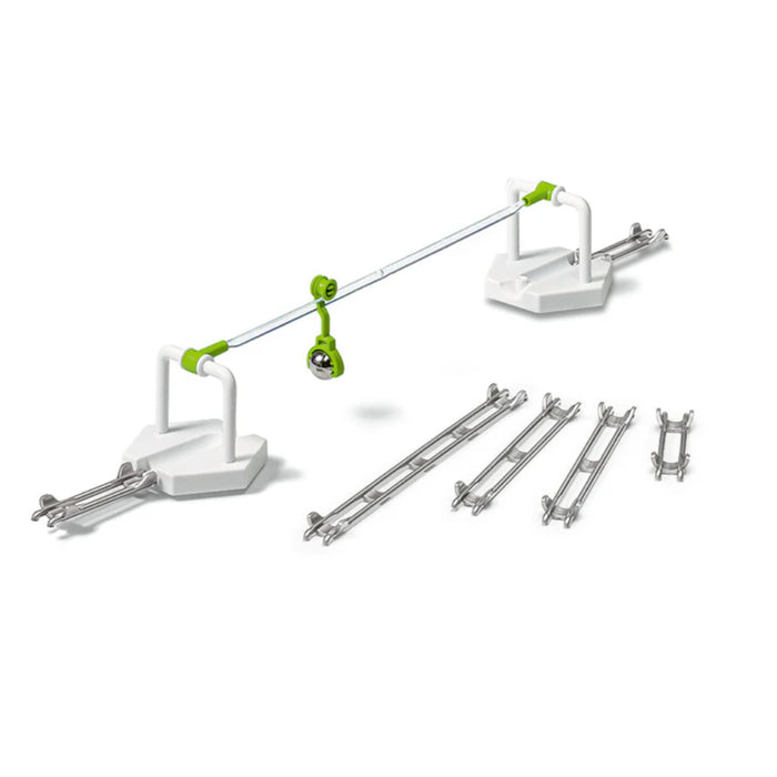 Joc de constructie Gravitrax Zipline, Tiroliana, set de accesorii, editie noua