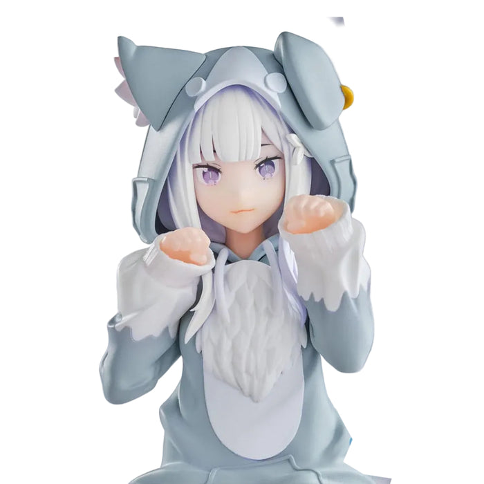 Figurina Re:Zero Starting Life in Another World Yumemirize PVC - Emilia Mofumofu Pack 11 cm
