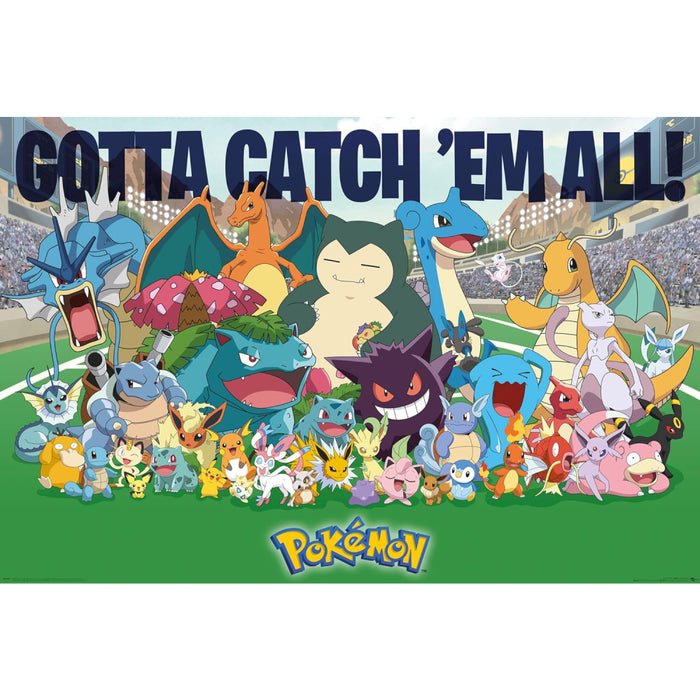 Poster Maxi Pokemon - 91.5x61 - All Time Favorites