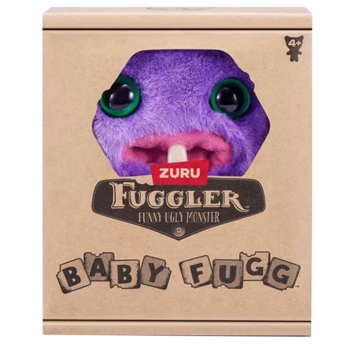Figurina de plus Fuggler - 9 cm - Bebe ciudatei, S4 Mr Needles - Purple