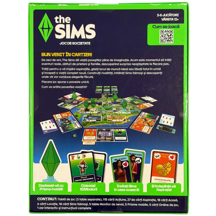 Joc de societate The Sims, limba romana
