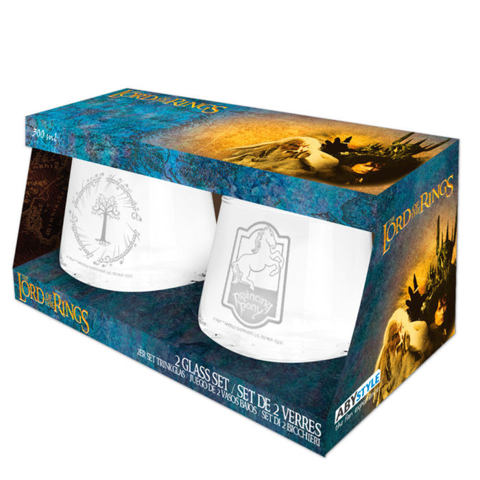 Set 2 Pahare Lord of the Rings - Prancing Pony & Gondor