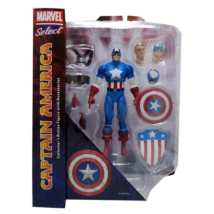 Figurina Articulata Marvel Select Classic Captain America 18 cm