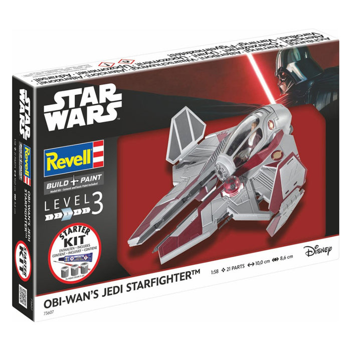 Set de Constructie Revell Starter Kit - Obi-Wan's Starfighter 1:58